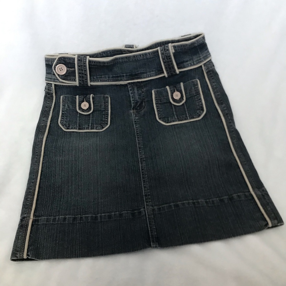 vintage denim skirt